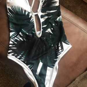 One piece bathing suit, runs small on size!